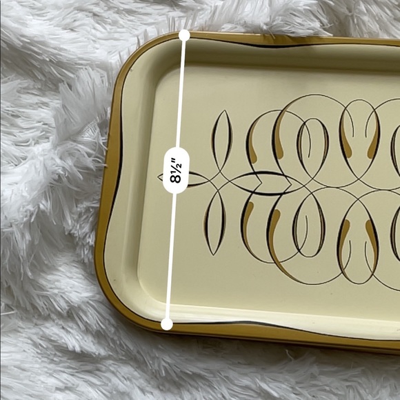 MCM Pinstripe Metal Trays (Set of 7) - Picture 6 of 7
